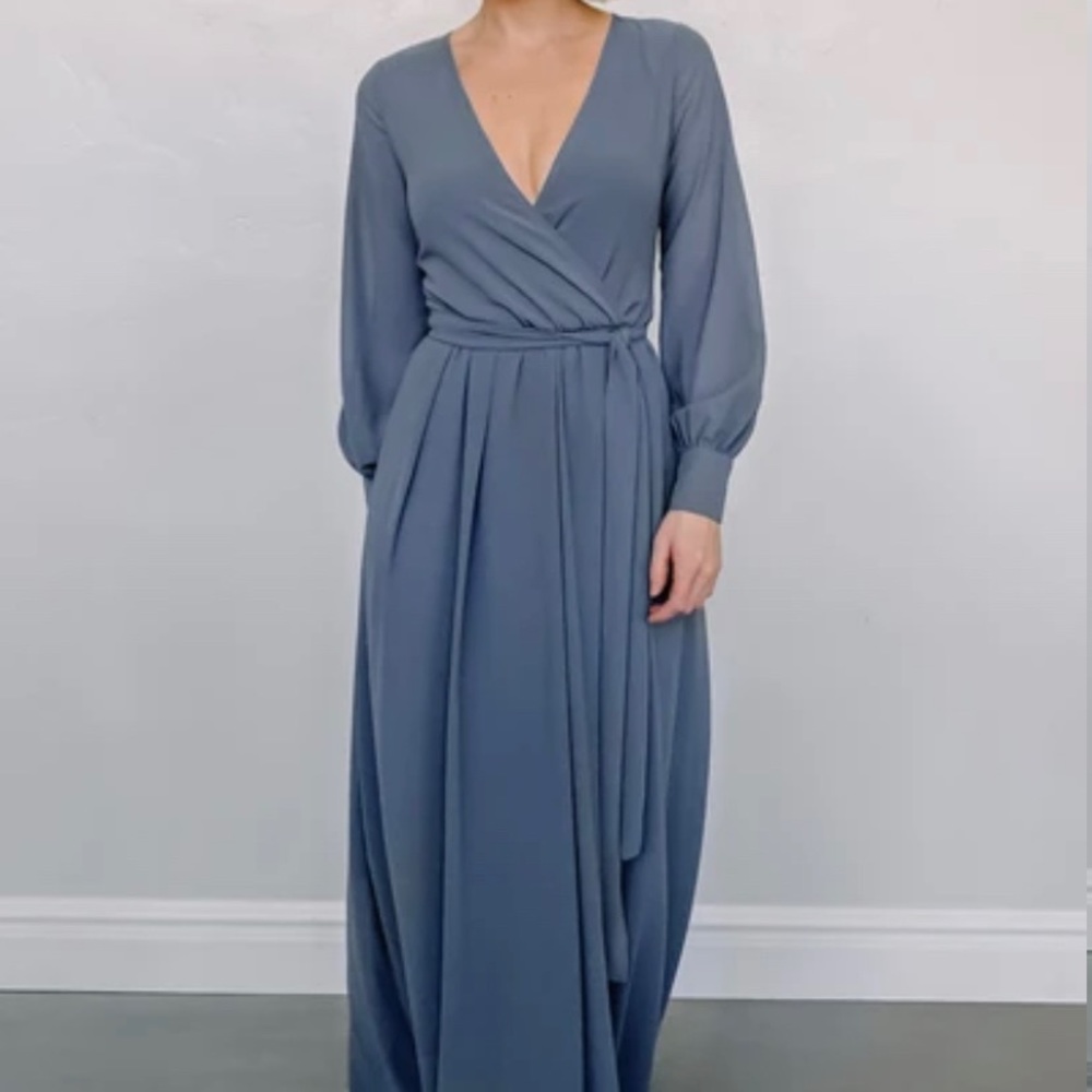 Baltic Born LYDIA SLATE BLUE MAXI DRESS
